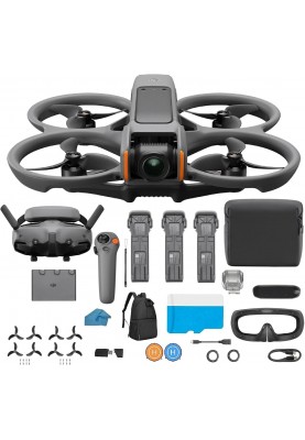 DJI Avata Pro-View Combo (DJI Goggles 2) +4K Stabilized Video, Built-in Propeller Guard +128gb Micro SD, Backpack, Landing Pad and More Bundle